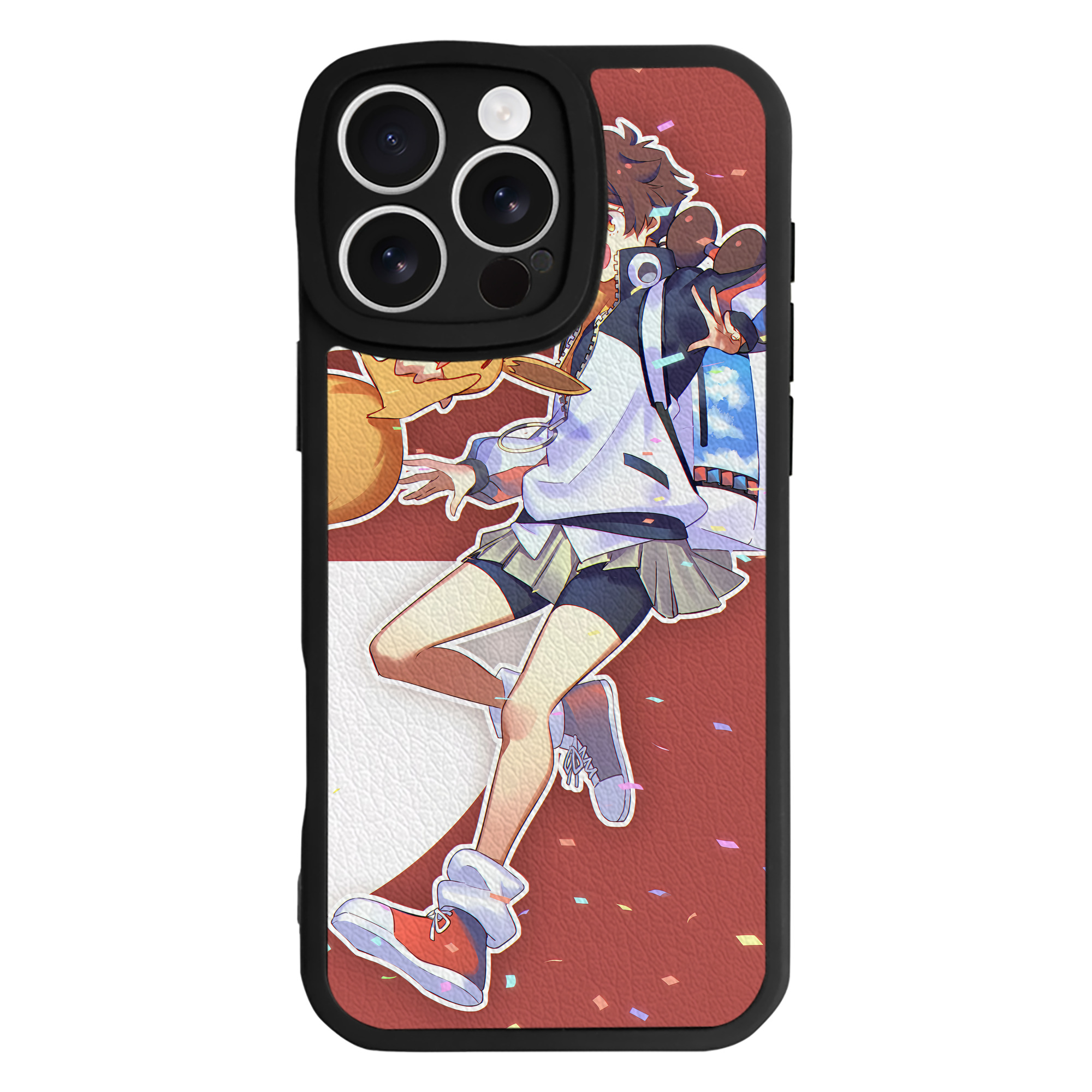 （画像用） ポケットモンスター Pokémon 【iPhone 16シリーズ対応】シリコンスマホケース（レザー調） 材質：シリコン